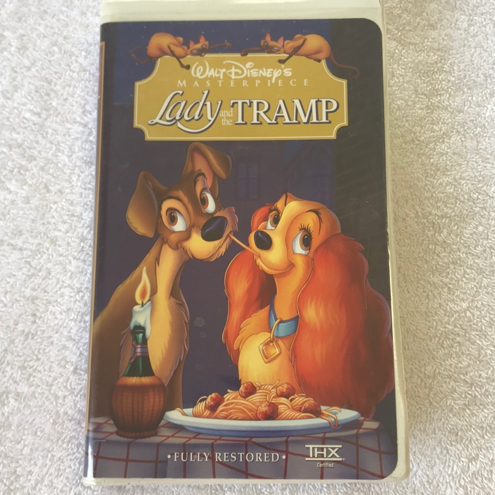 Vintage VHS Lady and the Tramp